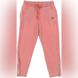 PINK Victoria's Secret Orange Joggers with Zippers